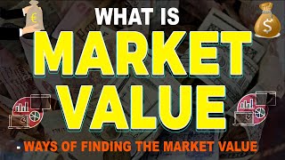 What is Market Value  Ways of finding the Market Value  market value of shares [upl. by Arah]