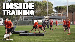 EXCLUSIVE Inside All Blacks Training Rome [upl. by Streeter]