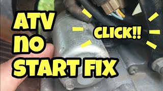 ATV no start fix [upl. by Mook951]