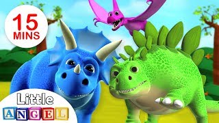 We are the Dinosaurs  Dinosaur Song  Kids Songs amp Nursery Rhymes by Little Angel [upl. by Waterman]