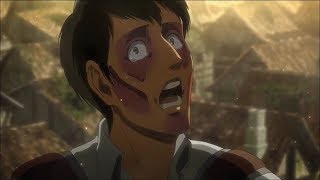 Bertholdt death by Armin titan  Attack On Titan Season 3 [upl. by Aitnyc]