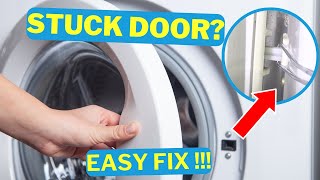 Washing Machine Door Stuck wont open How to Release and Open the Door Easily [upl. by Fonz]