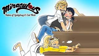 quotDESK BUDDIESquot Miraculous Ladybug Comic Dub [upl. by Oakman]