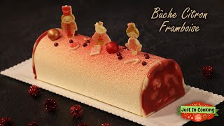 ❅ Recette de Bûche de Noël Citron Framboise ❅ [upl. by Desberg89]