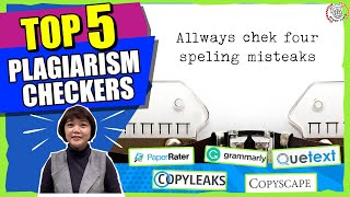 Top Five Free amp Paid Plagiarism Checkers for Students  Best Plagiarism Checker 2021  StudyTopia [upl. by Hanahsuar]