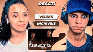 Poesia Acústica 2  Sobre Nós   React em Casal  🔥 [upl. by Rialcnis]