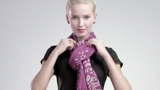 How to Tie a Scarf 4 Scarves 16 Ways [upl. by Karilynn231]