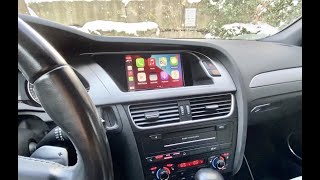 Installing AppleCarplay on a B8B85 Audi A4S4  RSNAV [upl. by Idleman442]