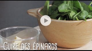 Comment cuire des épinards [upl. by Ettenauq]