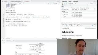 Econometrics Applying Hypothesis Testing in R [upl. by Jerman]