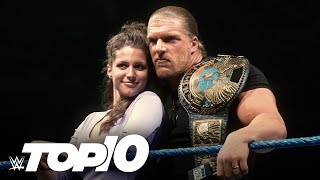 Great Triple H amp Stephanie McMahon moments WWE Top 10 Nov 29 2020 [upl. by Jase]