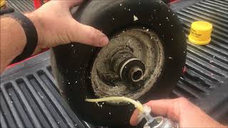 No more flat tires How to fill a TIRE with FOAM [upl. by Hedley991]