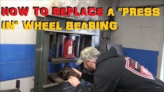 How To quotPressquot A quotPress Inquot Style Wheel Bearing [upl. by Irafat]