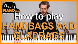 Handbags and Gladrags Piano Tutorial  Piano Songs for Beginners [upl. by Hgielah419]