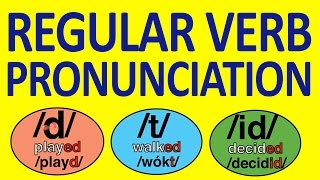 REGULAR VERBS PRONUNCIATION 23 06 2013 [upl. by Siger]