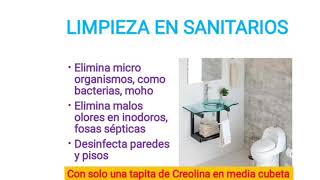 Cómo usar la Creolina en tu casa [upl. by Aennil428]