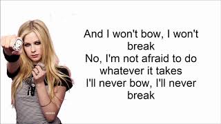 Avril LavigneWarrior LYRICS [upl. by Annoik]