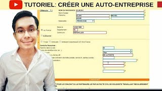 Tutoriel création dune autoentreprise 2023 [upl. by Inimod]