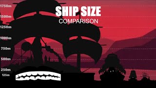 One Piece Ship Size Comparison  How Big Is Thousand Sunny [upl. by Gaby]