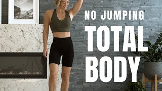 LOW IMPACT  Total Body HIIT Workout with Weights No Jumping [upl. by Monro]