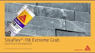 Sikaflex®118 Extreme Grab [upl. by Nesnar]