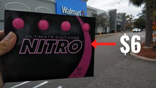 Cheapest Golf Ball at Walmart Nitro Golf Ball Review [upl. by Kin]