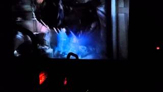 Jurassic World TRex vs Indominus Rex Fight Scene [upl. by Aeriel]