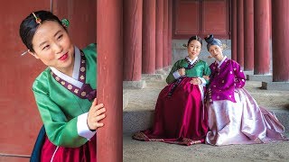 I Became A Korean Princess For A Day 👑 HANBOK WEARING EXPERIENCE [upl. by Maitilde]