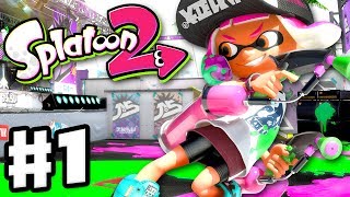 Splatoon 2  Gameplay Walkthrough Part 1  Turf War Multiplayer Single Player Nintendo Switch [upl. by Dewie]