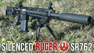 Silenced Ruger SR762 Piston AR10 Review [upl. by Puglia]