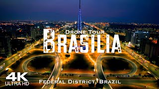 Brasília 2024 🇧🇷 Drone Aerial 4K Brasilia  Brazil Brasil [upl. by Uyerta]