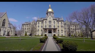 University of Notre Dame Campus Tour [upl. by Nyliuqcaj]