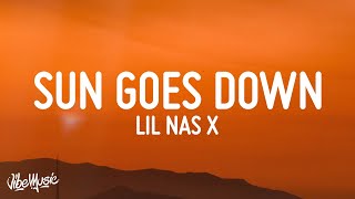 Lil Nas X  SUN GOES DOWN Lyrics [upl. by Aicirtam]