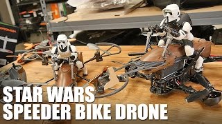 Star Wars Speeder Bike  Flite Test [upl. by Anawit]