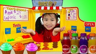 Jannie Pretend Play BAKING with Snack Shop Toy Set [upl. by Sykes]