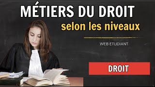 Quels métiers faire avec des études de droit [upl. by Shay]