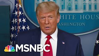 Trump Touts Stock Market Numbers After Dow Hits 30000 Amid Vaccine Transition News  MSNBC [upl. by Vidda]