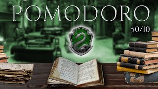 SLYTHERIN 📚 POMODORO Study Session 5010  Harry Potter Ambience 📚 Focus Relax amp Study in Hogwarts [upl. by Enair]