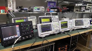 EEVblog 845  Oscilloscope FFT Comparison [upl. by Susejedairam871]