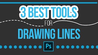 How To Draw Lines In Photoshop  3 Best Tools [upl. by Damek]