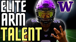 Dermaricus Davis Future BREAKOUT  4⭐️ Washington Huskies Quarterback Freshman Highlights [upl. by Fry952]