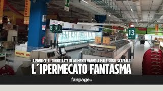 Ecco l’ipermercato fantasma tonnellate di alimenti lasciate a marcire [upl. by Belac36]