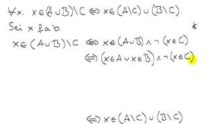 Beweis einer Mengengleichheit [upl. by Barrow]