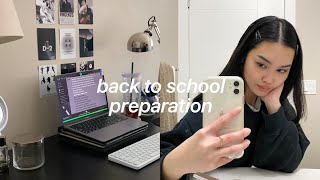 Preparing for BACK TO SCHOOL Habit setting productive vlog [upl. by Hacker]