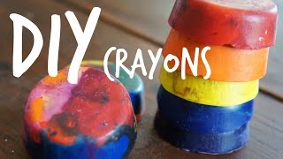 How to Make Crayons From Recycled Crayons [upl. by Quinlan]