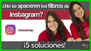 No me APARECEN los FILTROS de INSTAGRAM 5 SOLUCIONES [upl. by Wallinga]