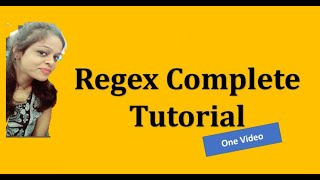 Regular Expressions RegEx Complete Tutorial [upl. by Lilia31]