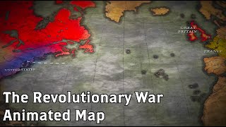 The Revolutionary War Animated Battle Map [upl. by Eelra]