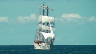 Germany Rostock  Warnemünde Hanse Sail HD 1080P [upl. by Atekihs]