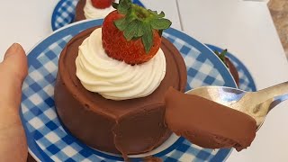 POSTRE MUY FACIL 3 INGREDIENTES EN MINUTITOS [upl. by Iolande798]